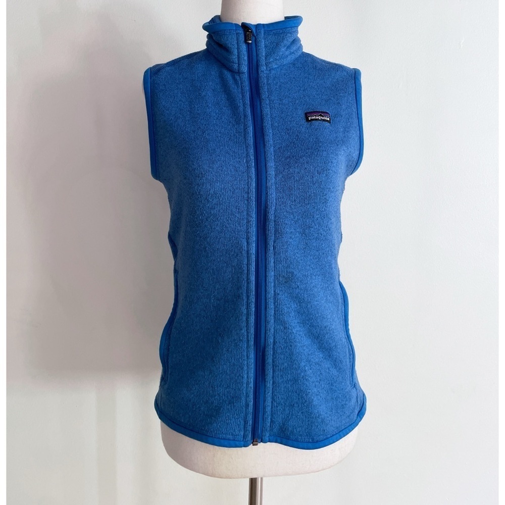VGUC Women Patagonia Blue Classic Full Zip  Better Sweater Fleece Vest Small​​​​